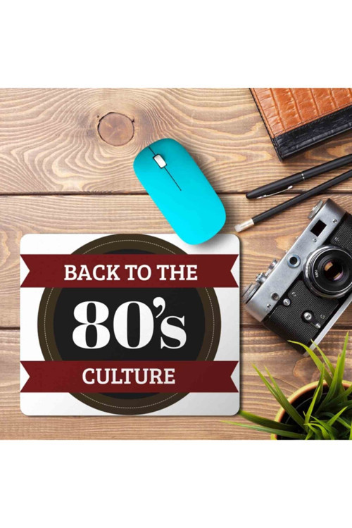 Art hedi̇ye Back To The 80's Cultures Mouse Pad Mousepad