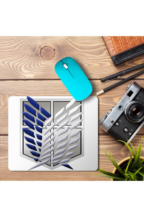 Art hedi̇ye Attack Of Titan Logo Mouse Pad Mousepad