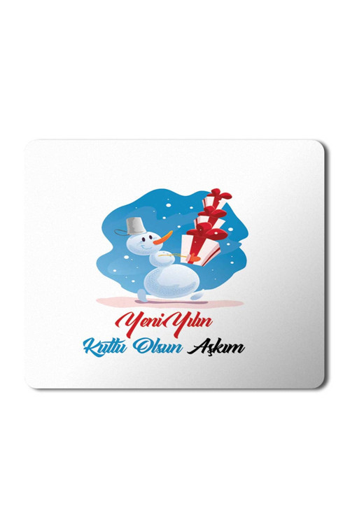 Art hedi̇ye 2024 Yeni Yılın Kutlu Olsun Aşkım MousePad Mouse pad