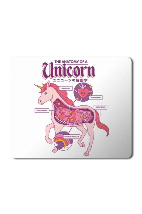 Art hedi̇ye Unicorn Anatomy Mouse Pad Mousepad