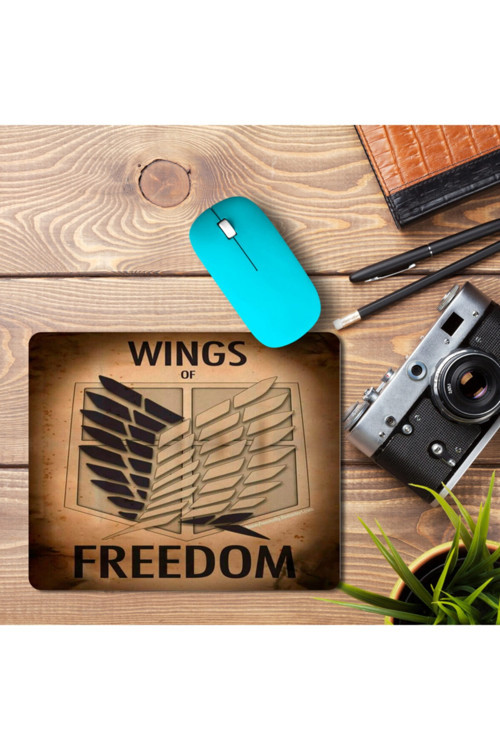 Art hedi̇ye Attack Of Titan Freedom Mouse Pad Mousepad