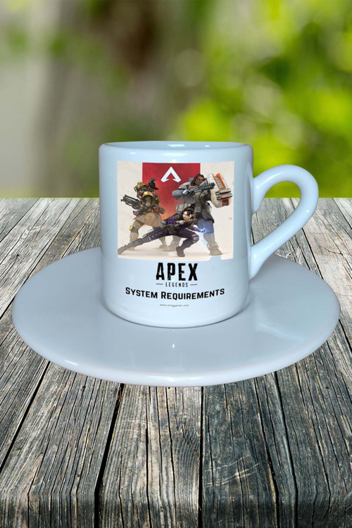 apex legends Oyun Baskılı Türk Kahvesi Fincanı Tabaklı Kişiye Özel Model 1