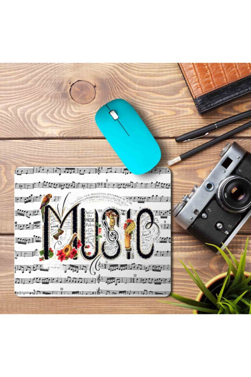Art hedi̇ye Müzik Yazı Defter Mouse Pad Mousepad