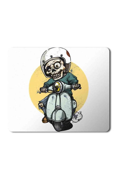 Art hedi̇ye Motorsiklet Motorcu Iskelet Mouse Pad Mousepad