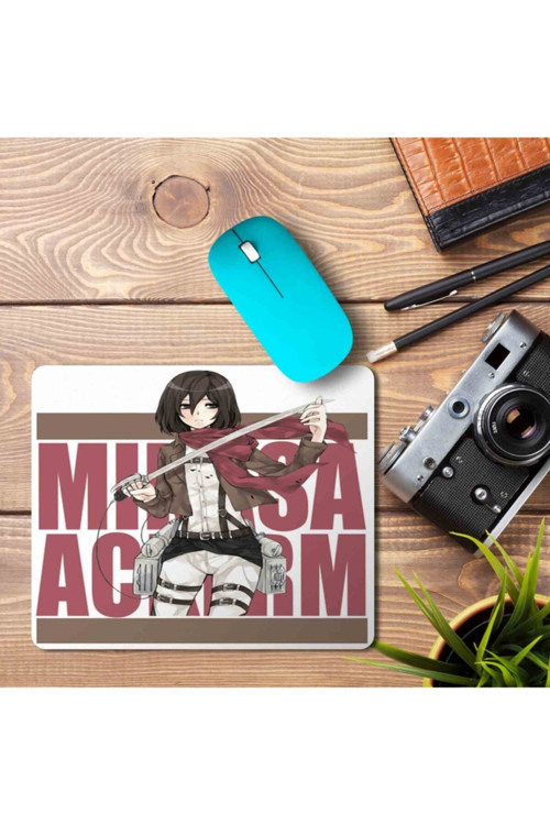 Art hedi̇ye Attack On Titan Mikasa Ackermann Mouse Pad