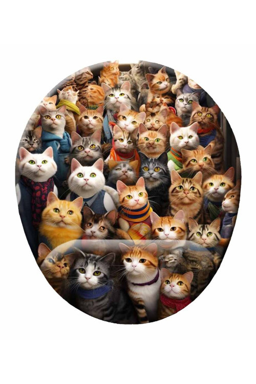 Art hedi̇ye Kediler Baskılı Bilek Destekli Mouse Pad Mousepad