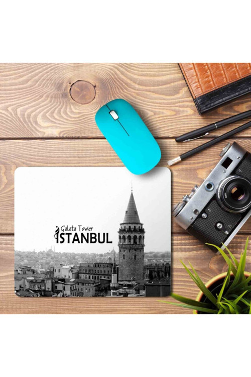 Art hedi̇ye Istanbul Galata Towers Mouse Pad Mousepad