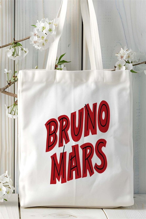 Art hedi̇ye bruno mars Baskılı Bez çanta Kişiye Özel Model 3