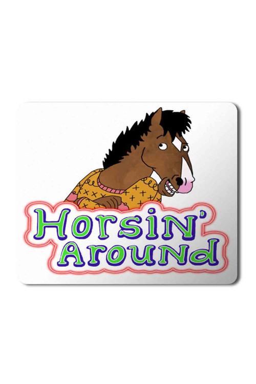 Art hedi̇ye Horsin Around Baskılı Mouse Pad Mousepad.jpg