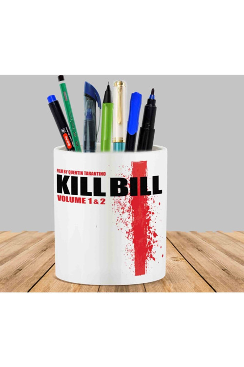 Art hedi̇ye Kill Bill - Quentin Tarantino Kaktüs Sukulent Saksı Kalemlik