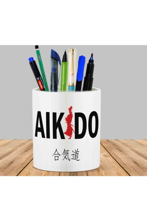 Art hedi̇ye Aikido Dövüş Kaktüs Sukulent Saksı Kalemlik