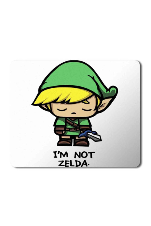 Art hedi̇ye Im Not Zelda Teefury Mouse Pad Mousepad