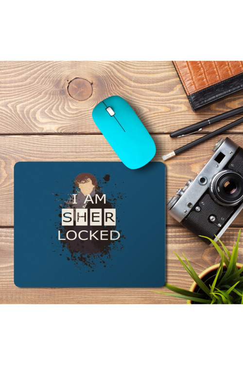 Art hedi̇ye I Am Sher Locked Mouse Pad Mousepad