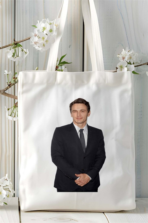 Art hedi̇ye James Franco Baskılı Bez çanta Kişiye Özel Model 1