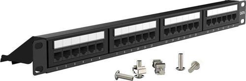 1U 24port Cat6 Utp Patch Panel COD624