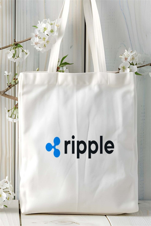 Art hedi̇ye xrp ripple Baskılı Bez çanta Kişiye Özel Model 1