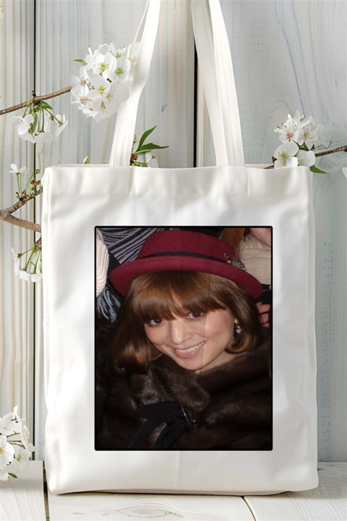 Art hedi̇ye Ayumi Hamasaki Baskılı Bez Çanta omuz çantası Kişiye Özel desen 2
