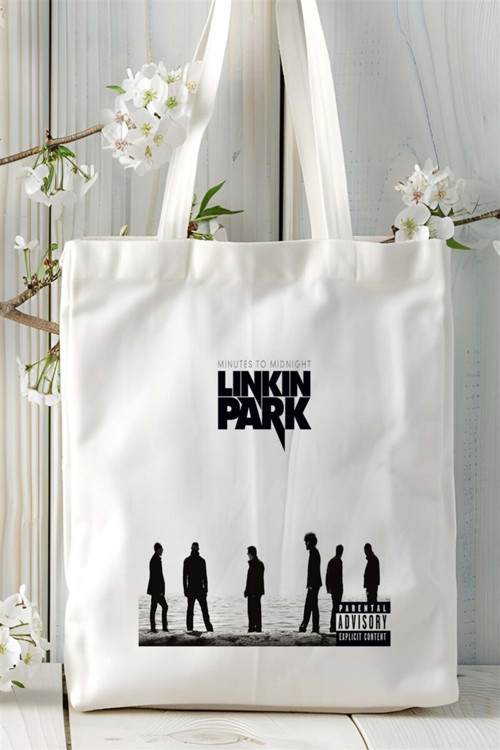 Art hedi̇ye Linkin Park Baskılı Bez çanta Kişiye Özel Model 1