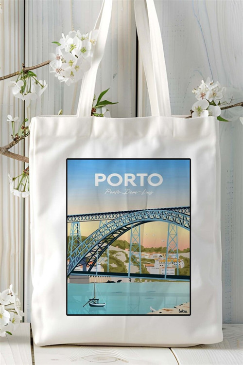 Art hedi̇ye porto Baskılı Bez Çanta omuz çantası Kişiye Özel desen 2