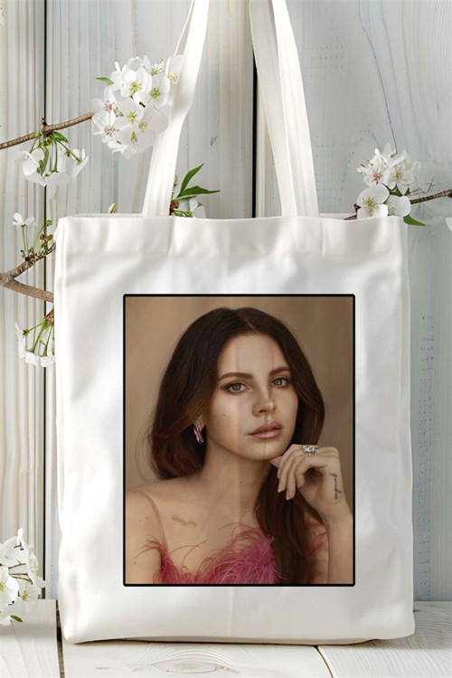 Art hedi̇ye lana del rey Baskılı Bez Çanta omuz çantası Kişiye Özel desen 1