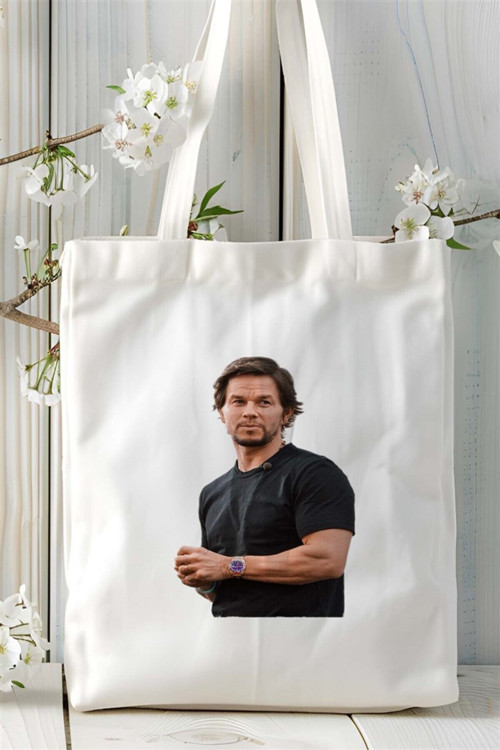 Art hedi̇ye Mark Wahlberg Baskılı Bez çanta Kişiye Özel Model 1