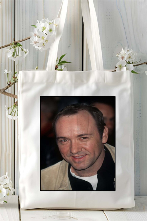 Art hedi̇ye Kevin Spacey Baskılı Bez Çanta omuz çantası Kişiye Özel desen 3