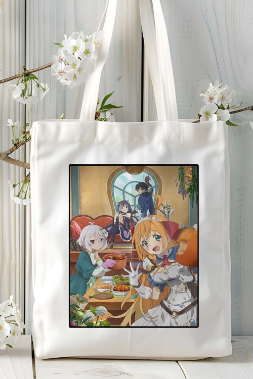 Art hedi̇ye Princess Connect! Re:Dive Baskılı bez omuz çantası kişiye özel model 1