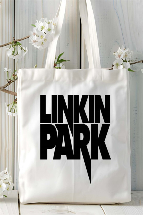 Art hedi̇ye Linkin Park Baskılı Bez çanta Kişiye Özel Model 2