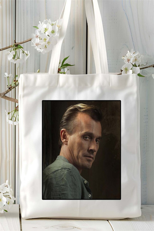 Art hedi̇ye Robert Knepper Baskılı Bez Çanta omuz çantası Kişiye Özel desen 2