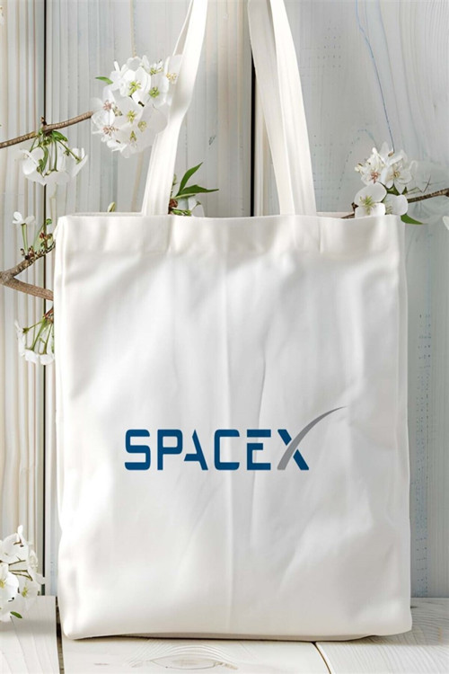 Art hedi̇ye spacex Baskılı Bez çanta Kişiye Özel Model 3