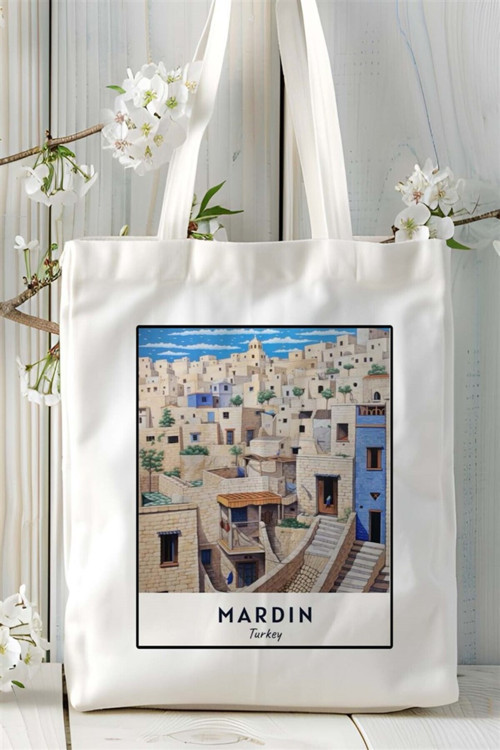 Art hedi̇ye mardin Baskılı Bez Çanta omuz çantası Kişiye Özel desen
