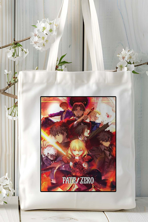 Art hedi̇ye Fate/Zero Baskılı bez omuz çantası kişiye özel model 4