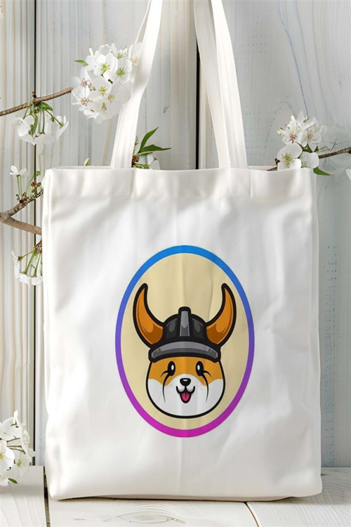 Art hedi̇ye floki Baskılı Bez çanta Kişiye Özel Model 3