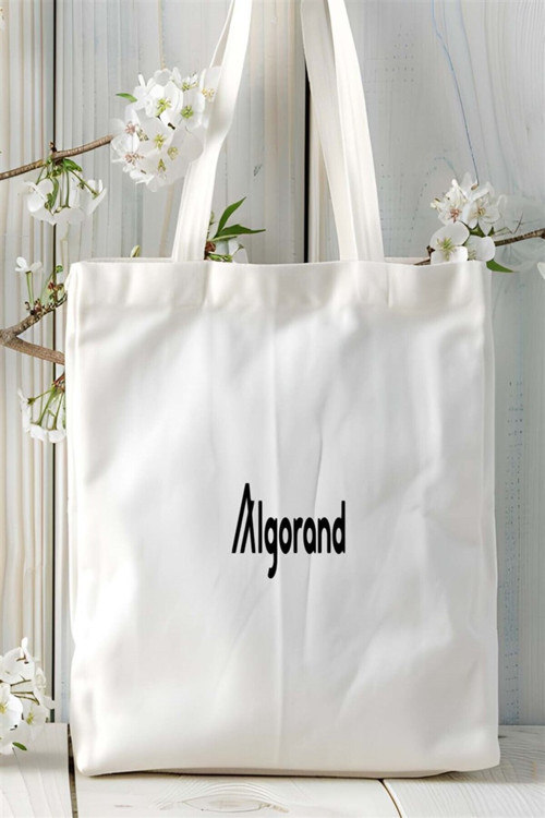 Art hedi̇ye algorand Baskılı Bez çanta Kişiye Özel Model 1