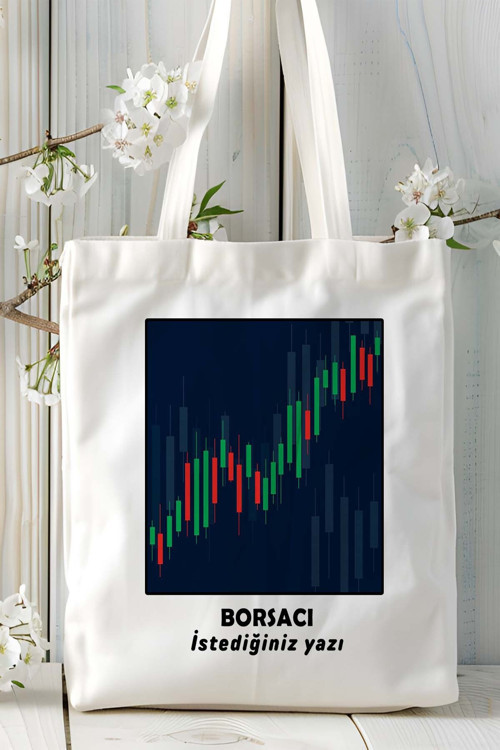 Art hedi̇ye borsacı Baskılı bez omuz çantası kişiye özel model 6