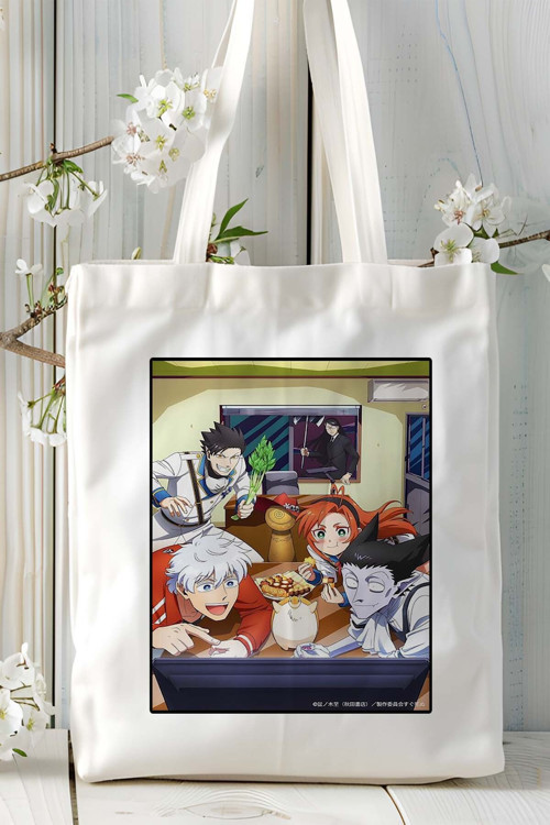 Art hedi̇ye Kyuuketsuki Sugu Shinu Baskılı bez omuz çantası kişiye özel model 2