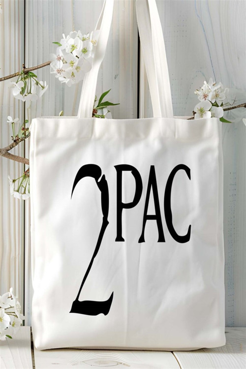Art hedi̇ye twopac tupac 2pac Baskılı Bez çanta Kişiye Özel Model 5