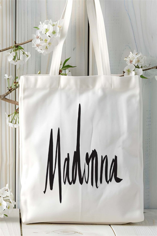 Art hedi̇ye madonna Baskılı Bez çanta Kişiye Özel Model 1