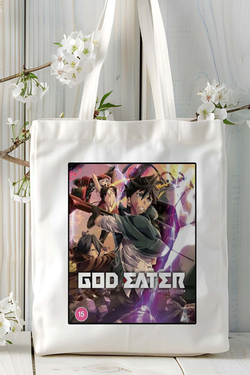 Art hedi̇ye God Eater Baskılı bez omuz çantası kişiye özel model 1