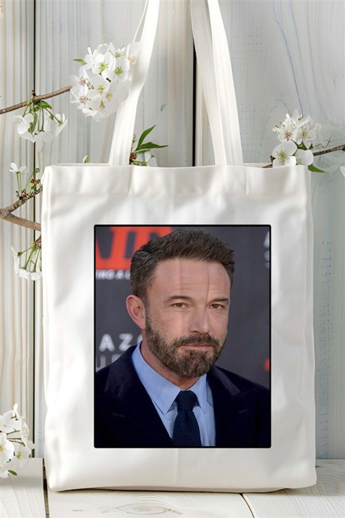 Art hedi̇ye Ben Affleck Baskılı Bez Çanta omuz çantası Kişiye Özel desen 3