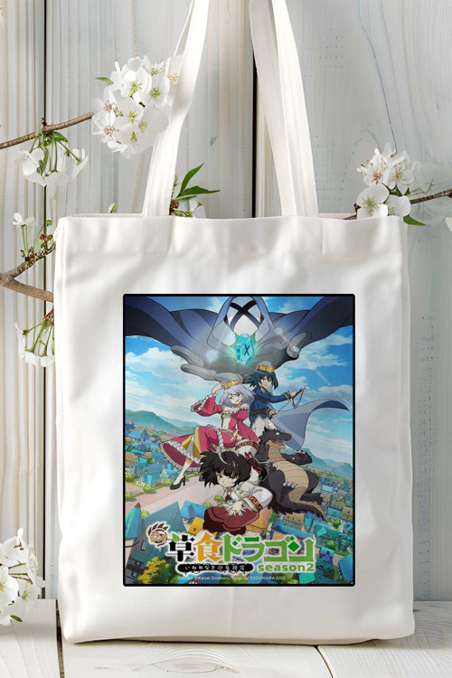 Art hedi̇ye Yowai 5000-nen no Soushoku Dragon, Iwarenaki Baskılı bez omuz çantası kişiye özel model 2