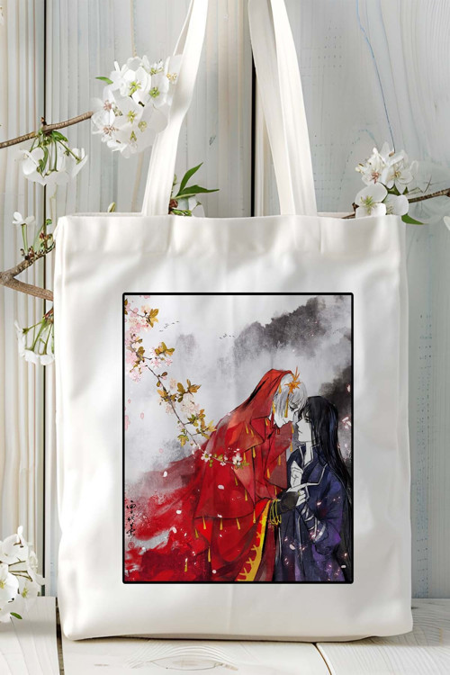 Art hedi̇ye Spiritpact (Ling Qi Baskılı bez omuz çantası kişiye özel model 3