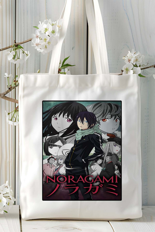 Art hedi̇ye Noragami Baskılı bez omuz çantası kişiye özel model 1