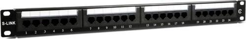 SL-F624 24-port UTP CAT6 Patch Panel