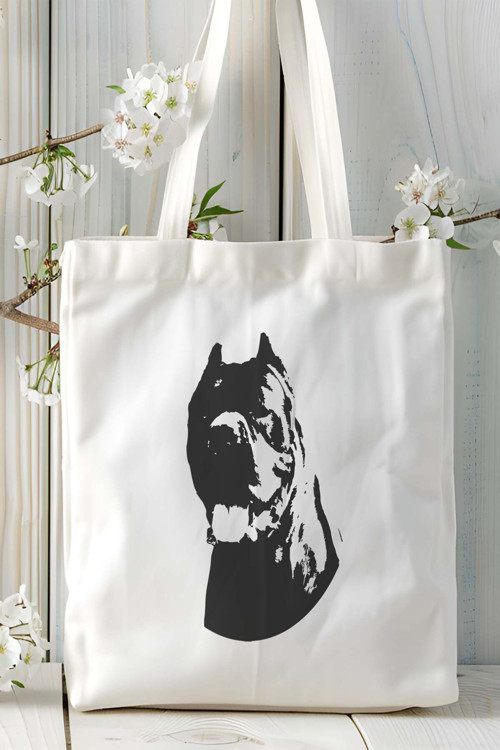 Art hedi̇ye Cane Corso Italiano Köpek Baskılı Omuz Çanta Kişiye Özel model 1