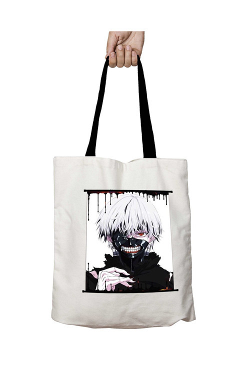 Art hedi̇ye Siyah Kulplu Anime Tokyo Ghouls Ken Kaneki Yıkanabilir Okul Omuz Çanta