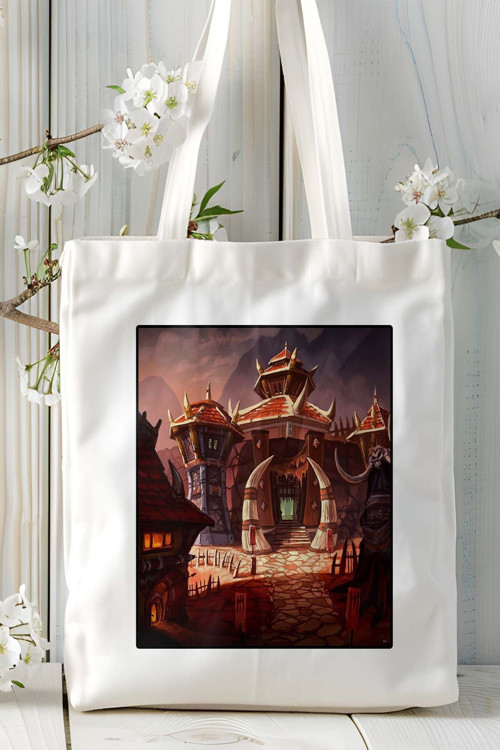 Art hedi̇ye warcraft Oyun Baskılı Omuz Çanta Kişiye Özel model 5