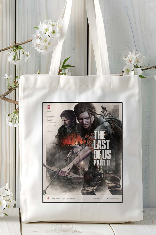 Art hedi̇ye the last of us Oyun Baskılı Bez Çanta Omuz Çantası Kişiye Özel model 12