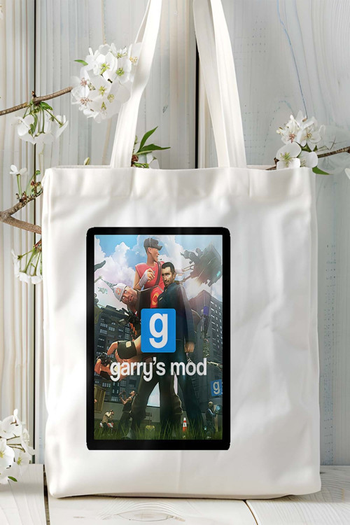 Art hedi̇ye Garry's Mod Oyun Baskılı Bez Çanta Omuz Çantası Kişiye Özel model 3