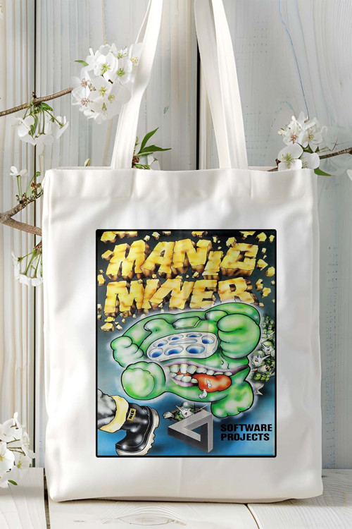 Art hedi̇ye manic miner Oyun Baskılı Omuz Çanta Kişiye Özel model 2